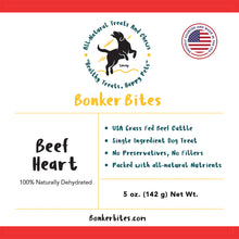 Load image into Gallery viewer, ALL-NATURAL DEHYDRATED BEEF HEART