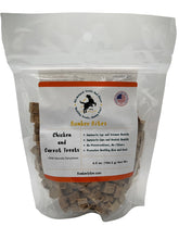 Load image into Gallery viewer, AIR DRIED CUBED CHICKEN & CARROT TRAINING TREATS