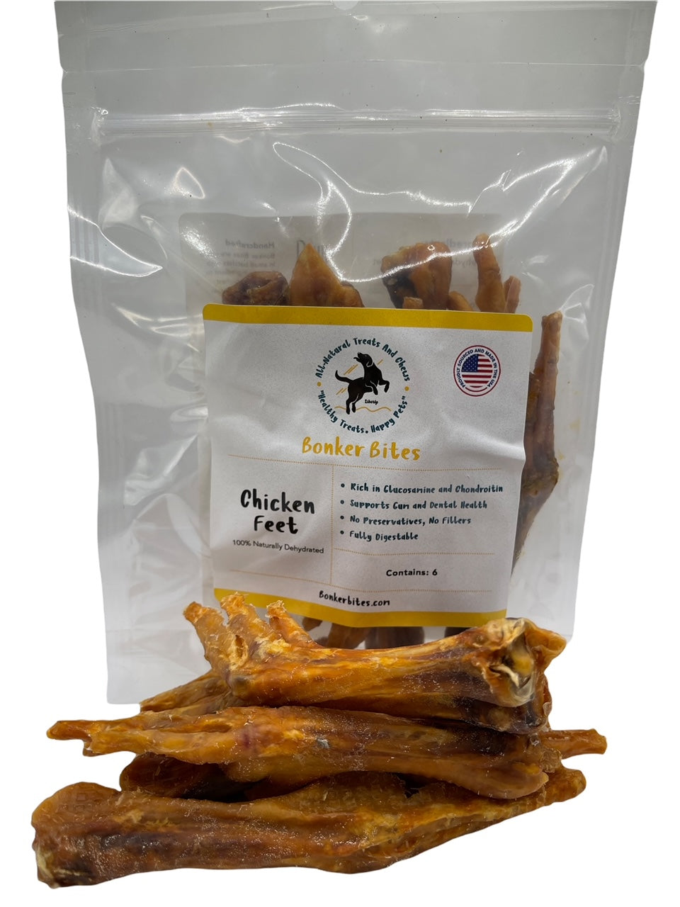 ALL-NATURAL DEHYDRATED CHICKEN FEET
